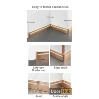 10cm Clip-On LED Skirting Board | FLL-A-3-A10 Luminous Baseboard | DoorHub UAE